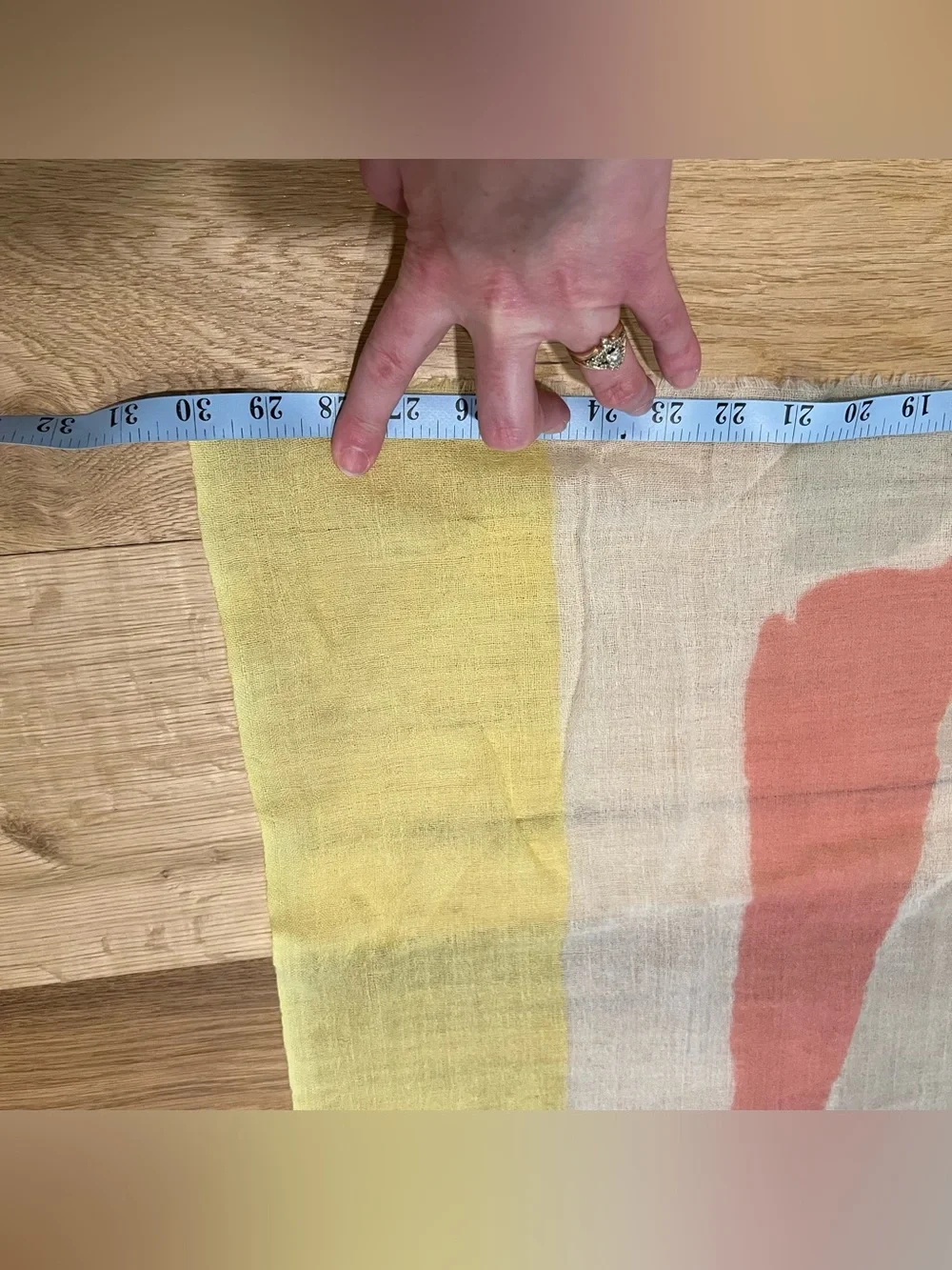 Anthropologie Geranium Drawing Room Scarf
